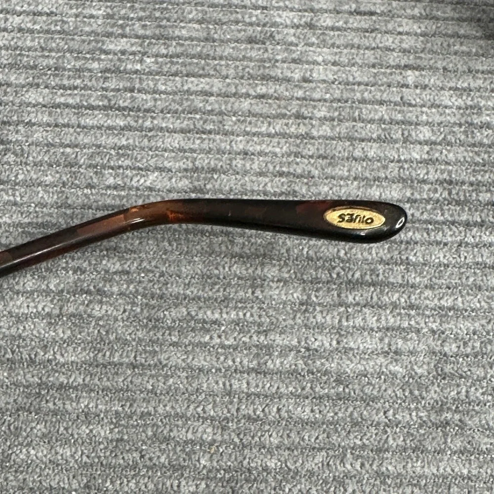 Safilo Emozioni EM4353 Brown Tortoise Crystal Detail Y2K Eyeglass Frames Italy
